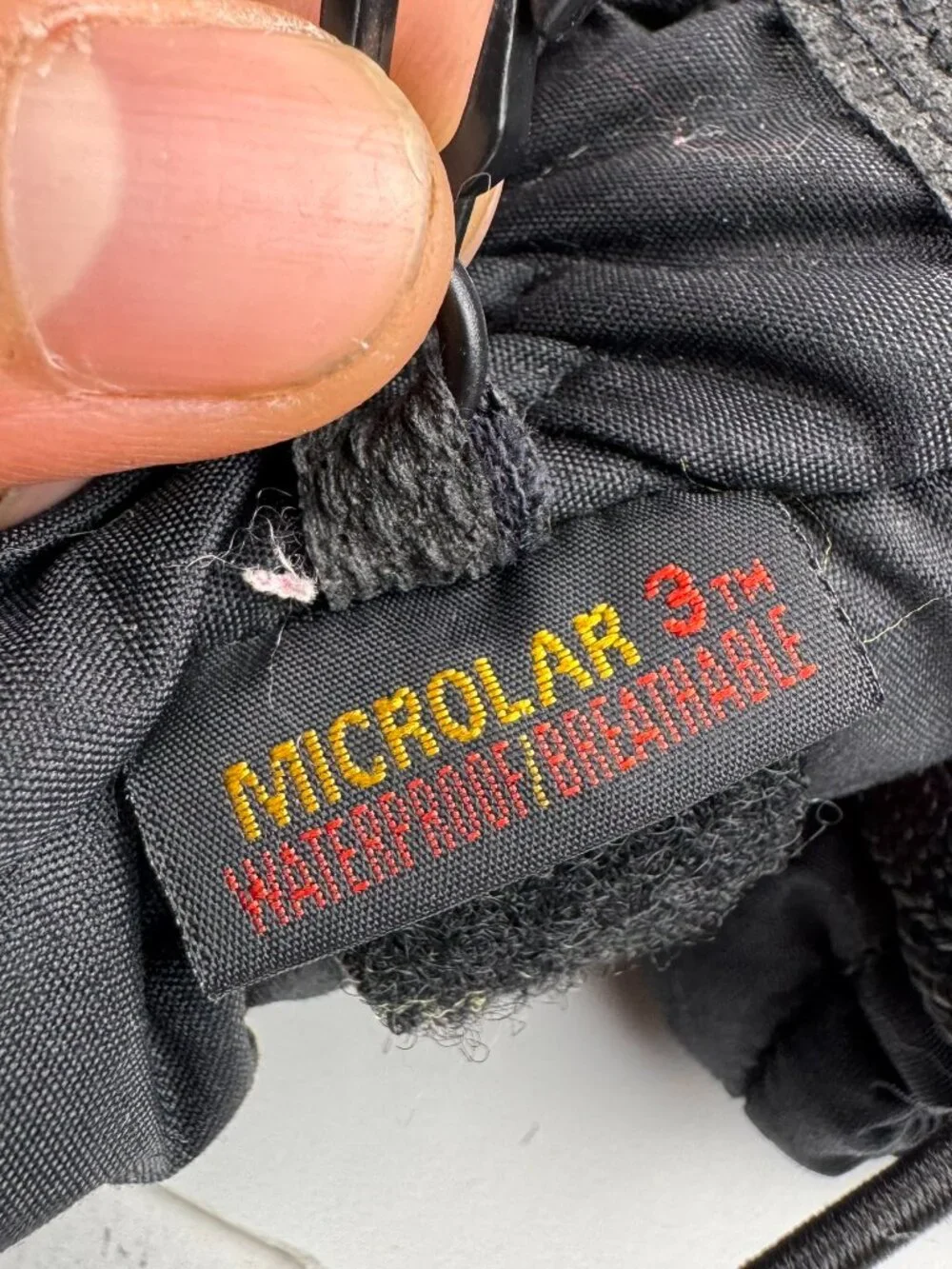Hotfingers Well Lamont Sz S Black Red Winter Ski Snow Gloves Microlar waterproof